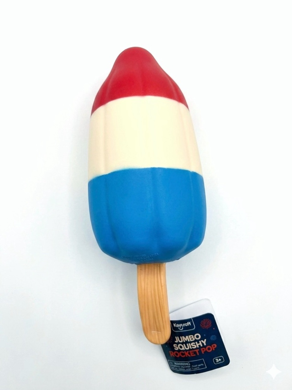 Viral Rocket Pop squishy toy - Red White Blue Bomb Pop squishy toy for kids